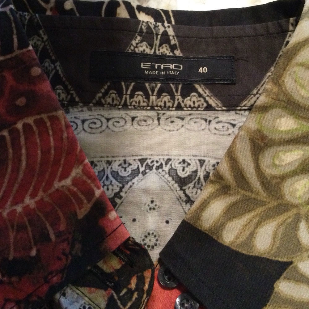 ETRO printed button down shirt - Picture 3 of 4